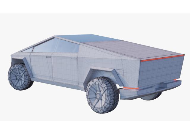 modern electric car 3d model turbosquid