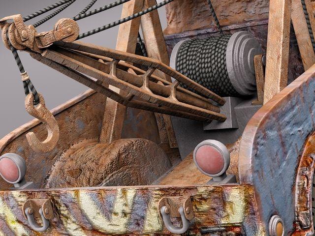 3d model of Tow Mater from Pixar's movie Cars