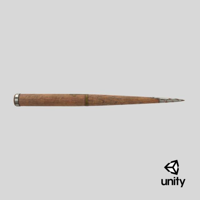 3d model unity Vampire hunter stake