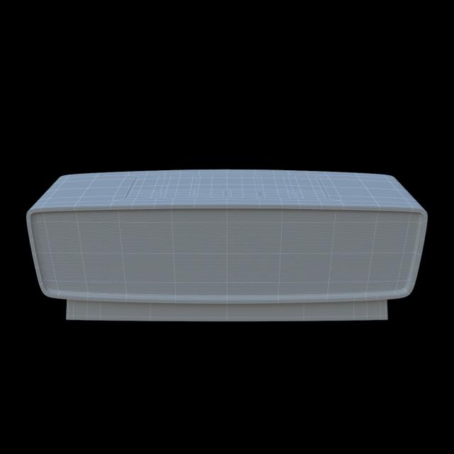 3d model of a wireless bluetooth speaker