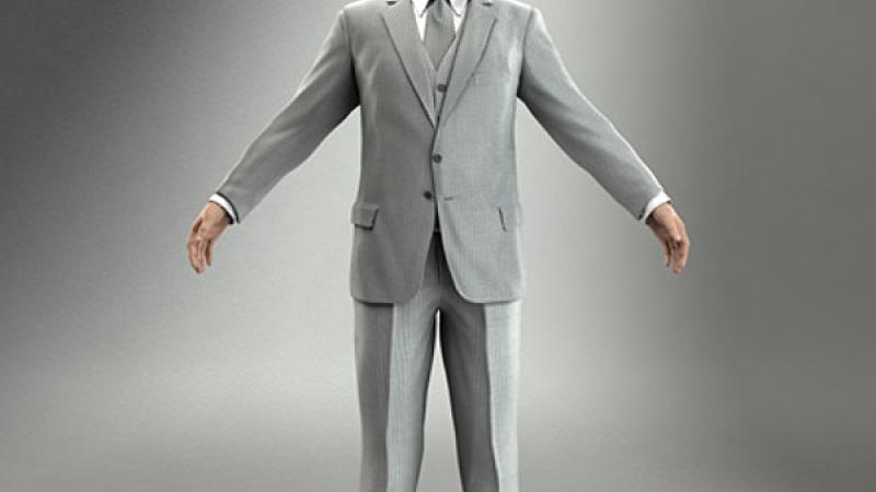 BusinessMan 3d model image 1