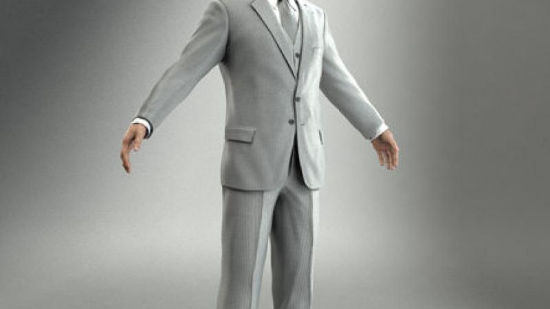 BusinessMan 3d model image 2