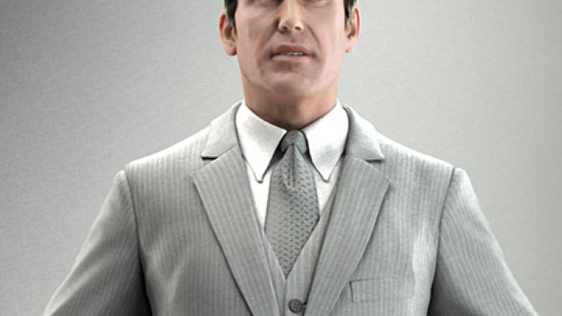 BusinessMan 3d model image 4