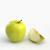 3d model of cut apple
