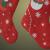 christmas stockings with snowflakes 3d model turbosquid