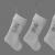 holiday decoration stocking 3d model turbosquid