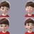 boy in cartoon style 3d model turbosquid