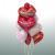 balloons with hearts 3d model turbosquid