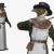 plague doctor with cane 3d model turbosquid