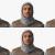 medieval man expressions 3d model turbosquid