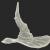 scary hat cosplay witch 3d model turbosquid