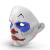 carnival clown mask 3d model turbosquid
