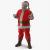 santa claus rigged 3d model turbosquid