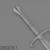 two hander sword 3d model turbosquid