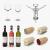 wine collection 3d model turbosquid