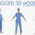 asian female surgeon 3d model rigged turbosquid