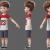 full body boy 3d model turbosquid