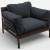 fabric armchair 3d model