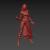 glow fortnite clay blender free 3d model 