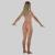 detailed 3d model of a woman turbosquid