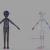rigged cartoon character 3d model turbosquid