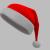 santa hat 3d model fur