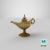 magic lamp 3dsmax 3d model turbosquid