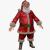 full body santa 3d model turbosquid