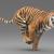 tiger running 3d model rigged turbosquid