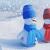 2 snowmen in a snowy mountain 3d model turbosquid